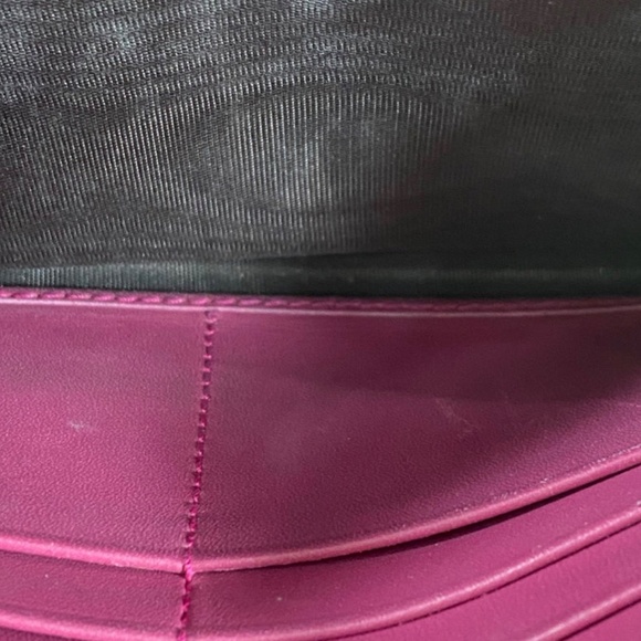 Pre-Owned GUCCI GG Supreme Monogram Moon Calfskin Padlock Continental Wallet - Picture 13 of 16